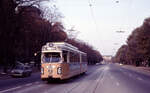 København / Kopenhagen Københavns Sporveje (KS) SL 6 (DÜWAG/Kiepe-GT6 867) Østerbro, Dag Hammarskjölds Allé im Oktober 1968.