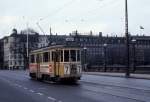 Kbenhavn / Kopenhagen SL 7 (Grossraumtriebwagen 598) Dronning Louises Bro am 2. Februar 1969.