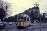 Kbenhavn / Kopenhagen KS SL 6 (Dwag-GT6 815) Lille Triangel / ster Sgade im Mrz 1969.