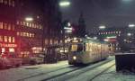 Kbenhavn / Kopenhagen KS SL 16 (Dwag-GT6 882) Nrre Voldgade / Jarmers Plads im Dezember 1969.