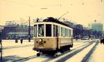 Kbenhavn / Kopenhagen KS im Januar 1970: Der Salzwagen 309 im Winterdienst auf dem Kopehagener Rathausplatz.