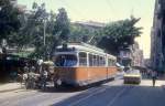 Alexandria SL 4 (Dwag-GT6 815, ex-Kopenhagener Strassenbahnen 815) am 13. Juni 1974.