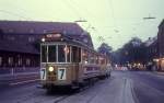 København / Kopenhagen KS SL 7 (Tw 581) Frederikssundsvej / Brønshøj Torv im Dezember 1969.