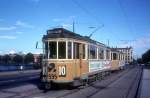 København / Kopenhagen KS SL 10 (Tw 595) Fredens Bro im Juni 1968.