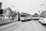 København / Kopenhagen Københavns Sporveje SL 6 (Tw 551 + Bw 1568) Lyngbyvej / Emdrupvej im Juli 1967. - Heute gibt es hier eine Autobahn!