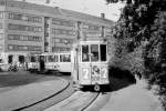 København / Kopenhagen KS SL 2 (Tw 508 + Bw 15xx) Brønshøj Torv im August 1967.