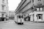 København / Kopenhagen Københavns Sporveje SL 7 (Tw 606) Kongens Nytorv im Oktober 1967.