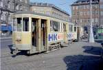 København / Kopenhagen Københavns Sporveje SL 7 (Bw 1551) Kongens Nytorv am 26. Februar 1968. - Scan von einem Farbnegativ. Film: Kodacolor X. Kamera: Konica EE-matic.