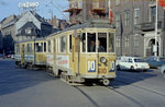 København / Kopenhagen Københavns Sporveje SL 10 (Tw 610 + Bw 15xx) Centrum, Kongens Nytorv im April 1968.