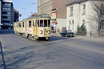 København / Kopenhagen Københavns Sporveje SL 3 (Tw 581 + Bw 15xx) Frederiksberg, Alhambravej im April 1968.