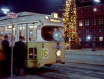 København / Kopenhagen Københavns Sporveje SL 16 (DÜWAG-GT6 880) Rådhusplads / Rathausplatz am 10.