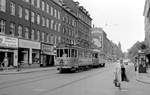 København / Kopenhagen Københavns Sporveje SL 10 (Tw 600 + Bw 15xx) Vesterbro (København V), Istedgade / Absalonsgade im Juni 1968.