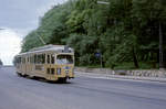 København / Kopenhagen Københavns Sporveje SL 6 (DÜWAG-GT6 801 (der Serie 801 - 900)) Valby, Valby Langgade / Ny Carlsberg Vej im Juni 1968.