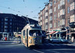 København / Kopenhagen Københavns Sporveje (KS) SL 10 (DÜWAG/Kiepe-GT6 867) Valby, Toftegårds Plads / Vigerslev Alle im August 1968.