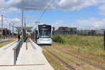 Århus / Aarhus: Aarhus Letbane Linie 2 (Variobahn 1112-1212) Skejby, Aarhus Universitetshospital am 1.