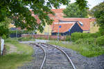 Die Hafenbahn in Skagen in Nordj�tland.