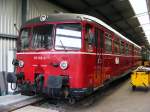 Ein Akkumulatortriebwagen der DB-Baureihe 515 im Eisenbahnmuseum in Bochum-Dalhausen am 25.