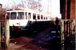 Da war die Bahnwelt noch in Ordnung: Akkutriebwagen in Duisburg - Ruhrort..