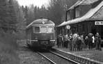 Wandern mit der Aartalbahn : Hp.Eiserne Hand (1). 19.11.1980.