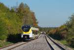 Um fliegende Zugkreuzungen und damit einen 30-Minuten-Takt auf der jetzt als  Hermann-Hesse-Bahn  firmierenden w�rttembergischen Schwarzwaldbahn zwischen Renningen und Calw zu erm�glichen, wurde der