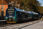 D-SRSDE 526 017-5/ 826 017-2 und D-SRSDE 526 014-2/ 826 014-9 fuhren am 30.12.2025 als RE 83 (erx 21023) von Kiel Hbf (AK) nach Lübeck Hbf (AL).