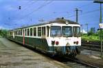 515 566 + 515 549 in Bottrop Hbf (1. Juli 1990)