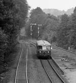 Erinnerungen an die Wuppertaler Nordbahn ( rheinische Strecke ) :  Wuppertal-Varresbeck, 28.9.1981.