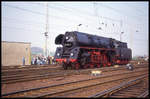 Fahrzeugparade am 17.4.1993 im BW Arnstadt: Dampflok DR 011531