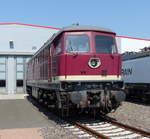 DB Museum 130 109-1 am 31.08.2019 beim Tag der offenen Tr im DB Werk Dessau.