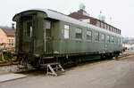 Ausbesserungswerk Cannstatt (16.03.1984): Schnellzugwagen mit Nieten