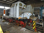 Die Rangierlokomotive 106 100-1 bekommt eine umfangreiche Aufarbeitung.