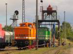 DB Museum V60 1100 (98 80 3346 100-1 D-DB) am 20.09.2015 beim Eisenbahnfest im ehemaligen Bw Arnstadt.