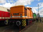 DB Museum V60 1100 am 20.09.2015 beim Eisenbahnfest im Eisenbahnmuseum Arnstadt.