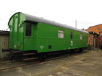 DR 60 50 99-07 400-3 Dienst aa (Begleiterwagen) am 27.03.2016 beim Osterfest im Eisenbahnmuseum Arnstadt.