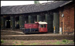 DB Köf II Nr. 323849 am 6.5.1993 im BW Bebra.