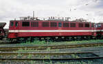 171 001 der Rübelandbahn am 15.08.1992 im Bw.
