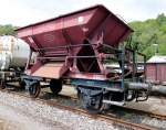 Alter Selbstentladewagen im Eisenbahnmuseum Bochum-Dahlhausen 06.07.2014