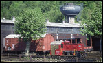Köf 4737 stand am 28.5.1995 schön positioniert an der Drehscheibe des Museums BW Bochum Dahlhausen.