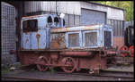 Deutz Kleinlok Nr. 8404 am 19.5.1992 im Eisenbahn Museum Dieringhausen.