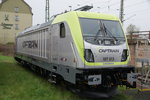 CAPTRAIN 187 013 am 15.04.16 im Bw Dresden Altstadt beim Dampfloktreffen.