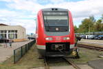 DB 612 022 am 30.08.2025 beim Tag der offenen Tür (100 Jahre Bw Erfurt) im DB Werk Erfurt.