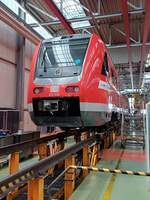 DB 612 536 am 30.08.2025 beim Tag der offenen Tür (100 Jahre Bw Erfurt) im DB Werk Erfurt.