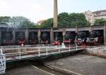 Anllich des Sommerfestes im Bw Halle P trafen sich Dampfloks verschiedenster Baureihen so z.B.