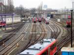 Anlagen zur Triebwagenunterhaltung am BW Leipzig Hbf Sd, 13.02.08