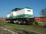 Bahnfest: V 100 003 auf dem Gelnde des BW Wittenberg.