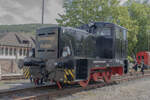 Dampfloktage Meiningen 2026 | Diesellok Leistungs Lothar BR 311 632 steht im Dampflokwerk Meiningen (5.9.2026)