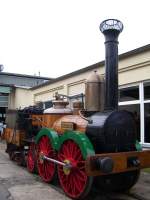 Die SAXONIA am 06.09.08 im DLW Meiningen zu Gast.