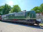 Die Elektrolokomotive 151 038-7 ist im Bayerischen Eisenbahnmuseum Nördlingen ausgestellt.