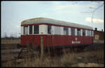 Rheostatwagen am 7.4.1994 im BW Salzwedel.