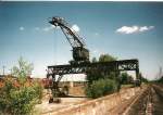 Die ehmalige Bekohlungsanlage im Bw Seddin 2003.